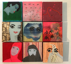 ruth wolf antipods mixed media artwork